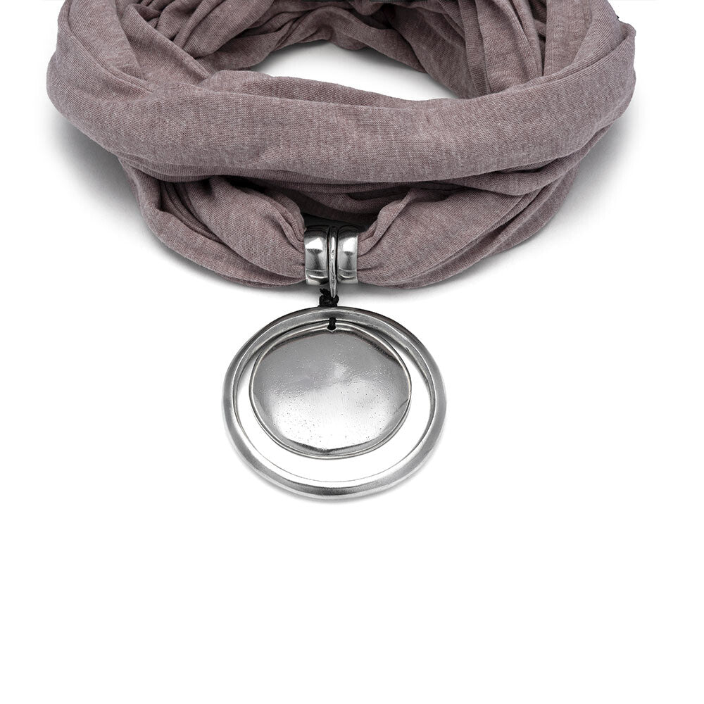 Pañuelo Joya Beige Ronde Bombe e Ronde a trou Non Solo Bella