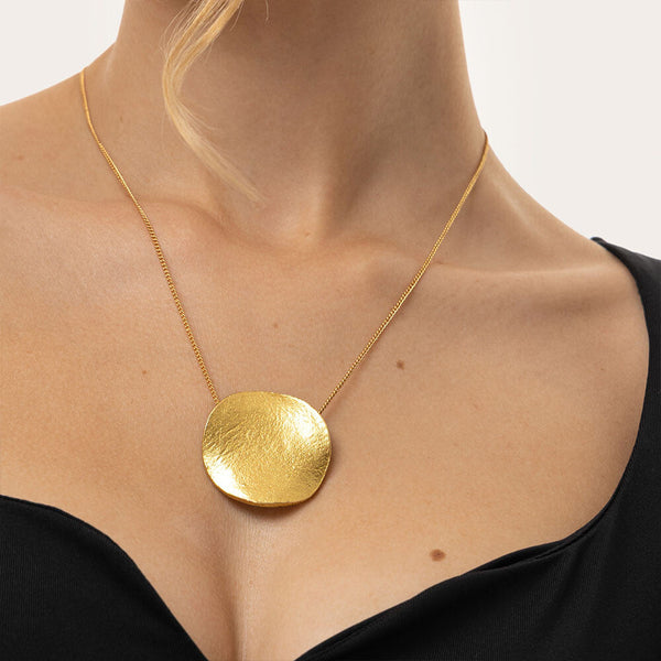 Collar colgante Placa Tonda Non Solo Bella