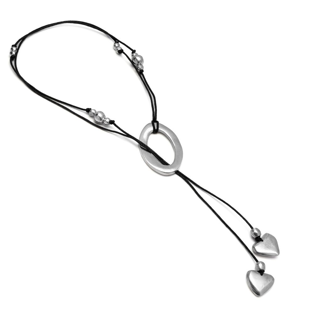 Colgante Ovalo 2 Cuori Non Solo Bella