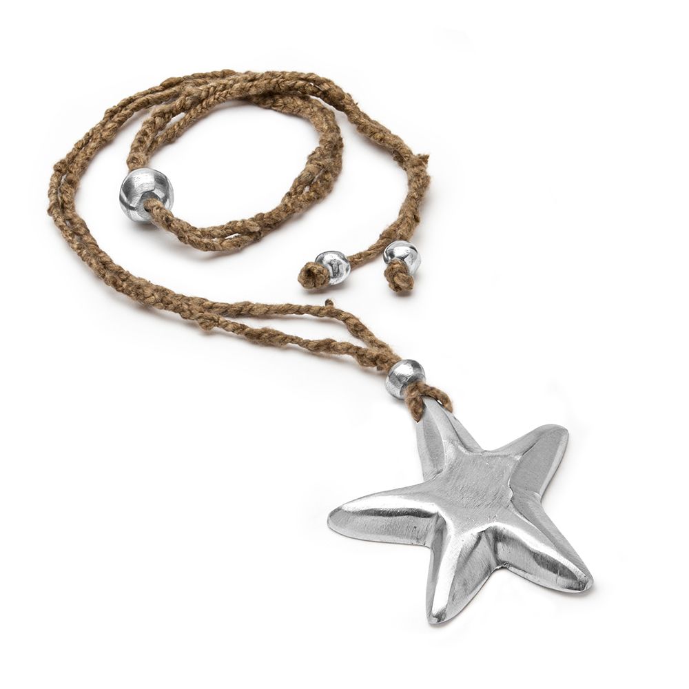 Colgante Seda Rústica Estrella Non Solo Bella