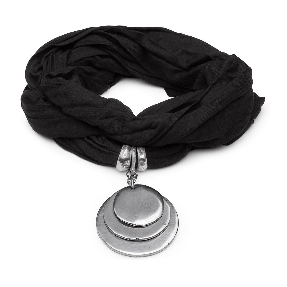 Pañuelo Joya Negro Cercle (Copia) Non Solo Bella