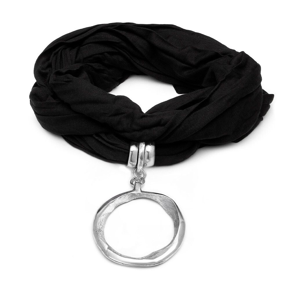 Pañuelo Joya Negro Cercle Non Solo Bella