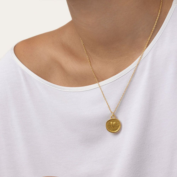 Collar Colgante Moneta cuore Non Solo Bella