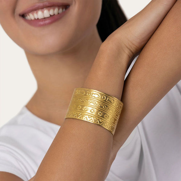Brazalete Banda Jeroglíficos Non Solo Bella