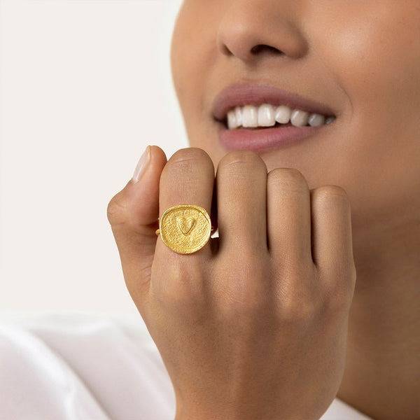Anillo Moneta Cuore Non Solo Bella