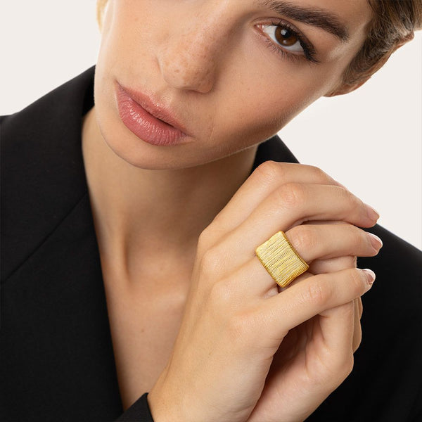 Anillo Banda Micro filo Ottone Non Solo Bella