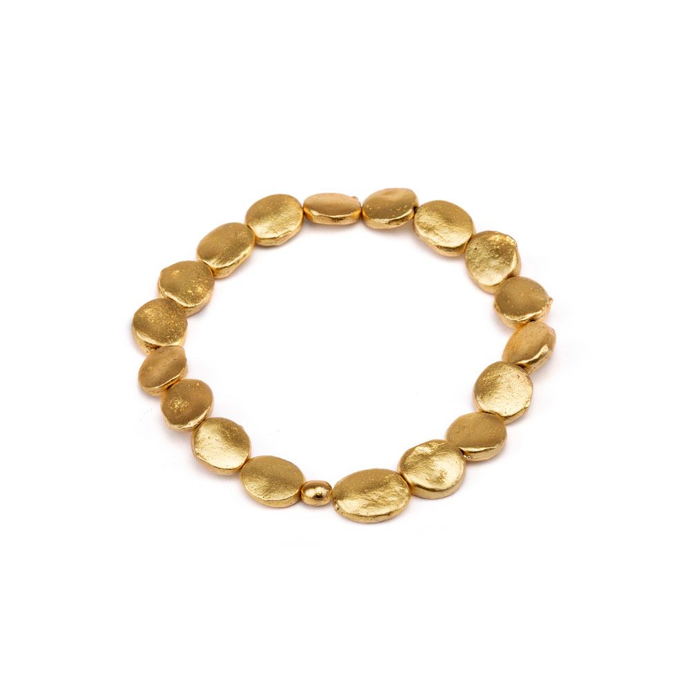 Pulsera Elástica Esferas Planas Non Solo Bella