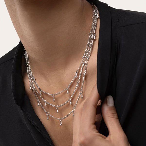 Collar 2 Fili Goccie Non Solo Bella