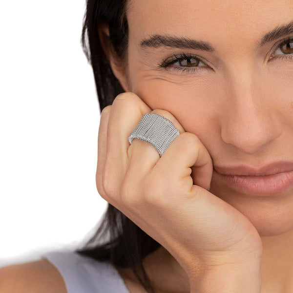Anillo banda filo Intrecciato Non Solo Bella
