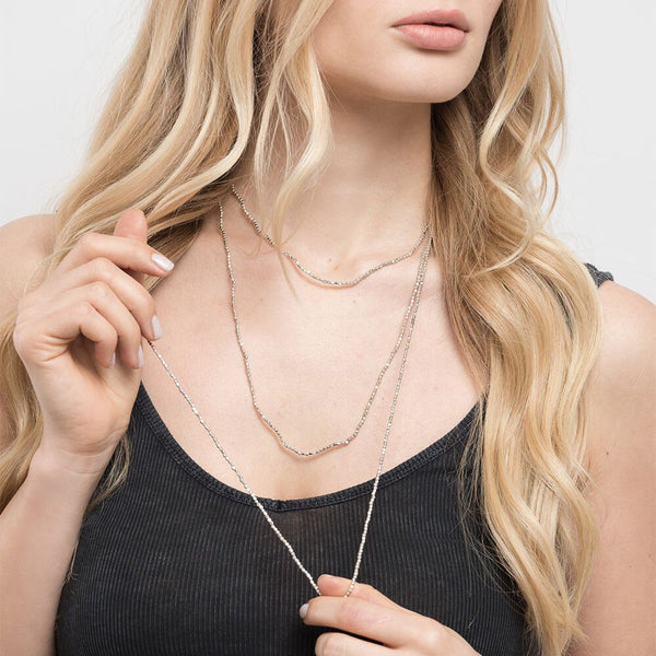 Collar Largo Micropepitas 180cm Non Solo Bella